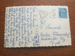 30633 DDR 1957 AK Mit Mwst. Von Leipzig Deutsche Lufthansa - Cartas