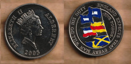 ALDERNEY 5 Pounds - Elizabeth II (Battle Of Trafalgar) 2005 Copper-nickel • 28.28 G • ⌀ 38.6 Mm KM# 79 - Channel Islands