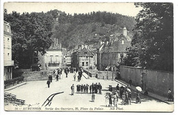 Delcampe - AUBUSSON - Sortie Des Ouvriers, 20 Place Du Palais - Aubusson