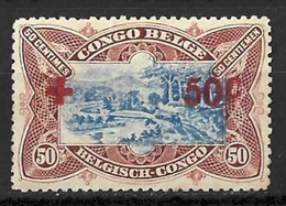 BELGIAN CONGO......" 1918...".........50c ON 50c...........SG83.........MH.. - Neufs