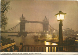 AC5255 London - River Thames And Tower Bridge - Night Nuit Notte Nacht Noche / Viaggiata 1979 - River Thames