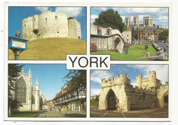 AC5257 York - Clifford's Tower - City Walls - The Minster And St. William's College - Walmgate Bar / Viaggiata 1995 - York