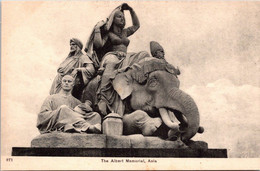 Delcampe - (2 Oø 9) VERY OLD - B/w Postcard  - UK  - London Albert Memorial (Asia) - Monumentos