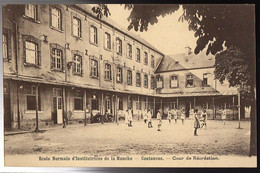 Delcampe - COUTANCES - ECOLE D'INSTITUTRICES COUR De RECREATION Animée - Coutances