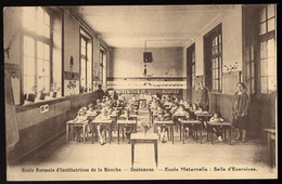 Delcampe - COUTANCES - ECOLE D'INSTITUTRICES Salle Exercices Maternelle Animée - Coutances