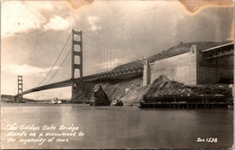 Delcampe - (2 Oø 9) VERY OLD -  B/w - USA - Golden Gate Bridge (posted 1948) - Puentes