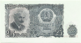 Bulgaria - 25 Leva - 1951 - P 84 - Unc. - Serie ВБ - Bulgarian National Bank - Bulgarie