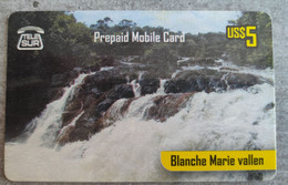 Surinam - TeleSur - SR-TLS-PMC-0001Cb Blanche Marie Falls (32 Days, Long Barcode) - Surinam