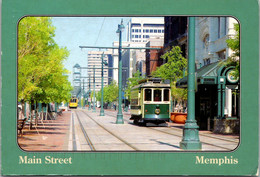 Tennessee Memphis Trolleys On Main Street 1986 - Memphis