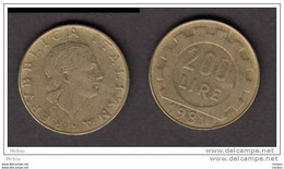 ##13, Italie, Italia, 1981 - 200 Lire