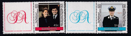 Barbados 1986 Royal Wedding Sc 687-88 Mint Never Hinged. - Barbados (1966-...)