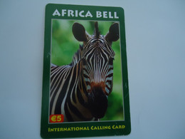 GREECE  CARDS   ANIMALS  AFRICA BELL  2 SCAN - Oerwoud