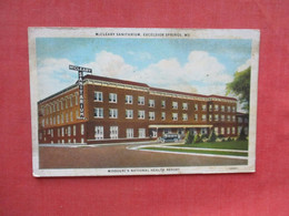 McCleary Sanitarium Excelsior Springs.   Missouri >   Ref 5918 - Altri & Non Classificati