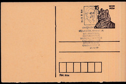 HEALTH- HOMOEOPATHY- DOCTORS & SCIENTISTS-CACHET ON POST CARD- #3 OF 6-UNUSED-SCARCE-INDIA-1989-BX4-6 - Santé