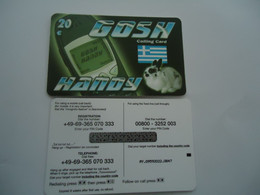 GREECE MINT  PREPAID CARDS  GOSH - Paisajes