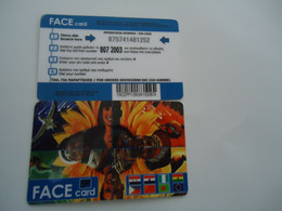 GREECE USED  PREPAID    CARDS FACE - Paisajes