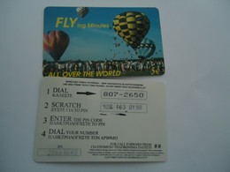 GREECE USED  PREPAID   FLY  BALLON - Paisajes