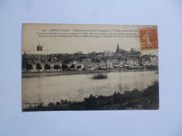 Delcampe - JOIGNY  -  89  -  Panorama Pris De La Rive Gauche Du Rhône    -  Yonne - Joigny