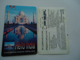 GREECE USED  PREPAID   HELLO    INDIA - Landschappen