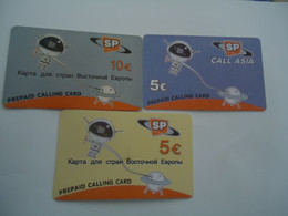 GREECE USED  PREPAID  RUSSIA   SP DIFFERENT   3 - Landschappen