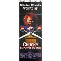 Affiche 60 X 160 Cm 100 % Originale De 1990 Chucky La Poupée De Sang - Affiches & Posters