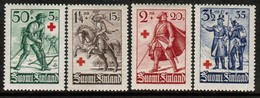 1940 Finland Red Cross Very Fine Complete Set MNH. - Unused Stamps