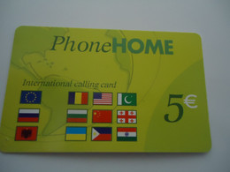 GREECE USED  PREPAID   HOME   FLAGS - Paisajes