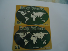 GREECE USED  PREPAID  2  EASY WORLD - Grèce