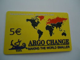 GREECE USED  PREPAID  ARGO  CHANGE - Grèce