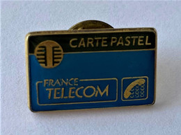 PINS  FRANCE TELECOM CARTE PASTEL INTERNATIONALE / Signé CPP / 33NAT - Telecom De Francia