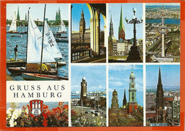 Delcampe - D004_GRUSS Aus HAMBURG, WITH NUCE STAMP ON BACKSIDE - Drachenfels