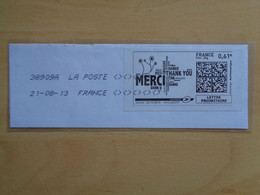 France Montimbrenligne Merci Thank You Gracias Grazie Danke Dankie 21 08 2013 - Printable Stamps (Montimbrenligne)
