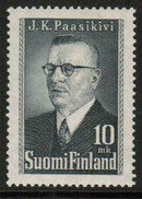 1947 Finland, President Paasikivi Hounoring Stamp MNH - Unused Stamps