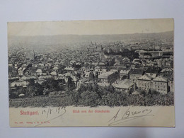 Delcampe - STUTTGART   Blick Von Der Gansheide - Stuttgart