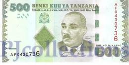 TANZANIA 500 SHILINGI 2010 PICK 40 UNC - Tanzanie