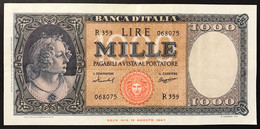 1000 Lire Medusa 15 09 1959 Bel Bb+   LOTTO 4372 - Collections