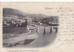 Delcampe - CAHORS - Faubourg Saint-Georges (Pont Du Chemin De Fer) - Cahors