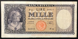 1000 Lire Italia Testina 20 03 1947 Rara Q.bb Naturale LOTTO 4375 - 1000 Liras