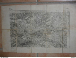 Au Plus Rapide Carte Toilée Type 1889 Aix En Provence Bon état - Geographical Maps