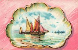 Fantaisies - Bateau - Colorisé - Publicité Chocolaterie Confiserie Derbaix Frères - Carte Postale Ancienne - Autres & Non Classés