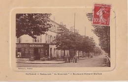 Delcampe - PUTEAUX                      RESTAURANT  AU NIVERNAIS       BOULEVARD RICHARD WALLACE - Puteaux