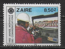 Delcampe - ZAIRE    N° 1156   * *   Communication Radio - Télécom