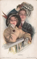 Fantaisies - Femme - Farewell - Chapeau - Edit. Reinthal & Newman - Painted Harrison Fischer  - Carte Postale Ancienne - Vrouwen