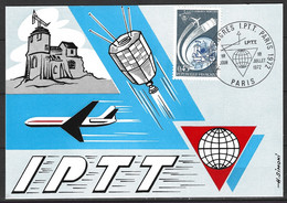 Delcampe - FRANCE. N°1721 Sur Carte Maximum De 1972. Télégraphe. - Télécom