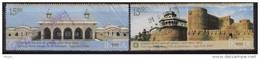 India 2004 Used, Set Of 2, Aga Khan Foundation Award, Philantropy Organization, Agra Fort, Monuments, Architecture - Usati