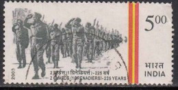 India  Used 2003, 2nd Guards, Militaria, Parade, Defence  (sample Image) - Usados