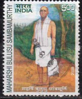 India Used 2008,  Maharshi Bulusu Sambamurthy, Patriot, Freedom Fighter, - Gebruikt