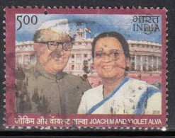 India Used 2008,  Joachim & Violet Alva, Nationalist & Journalist,    (image Sample) - Usati