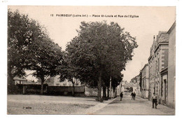 Paimboeuf - Place Saint Louis  Et Rue De L'Eglise  - CPA ° J - Paimboeuf