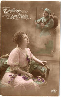 Delcampe - Militaire - Miitaria : Guerre 1914-18 - Patriotique : Tendre Souvenir : Femme Pensant à Son Soldat : édition J. K.N°9484 - Heimat
